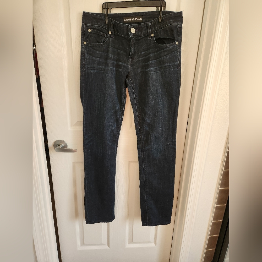 Dark Wash Skinny Stella Lowrise Jeans